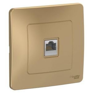 Розетка компьютерная 1-м СП Blanca RJ45 кат.5E титан SE BLNIS045004 1210362