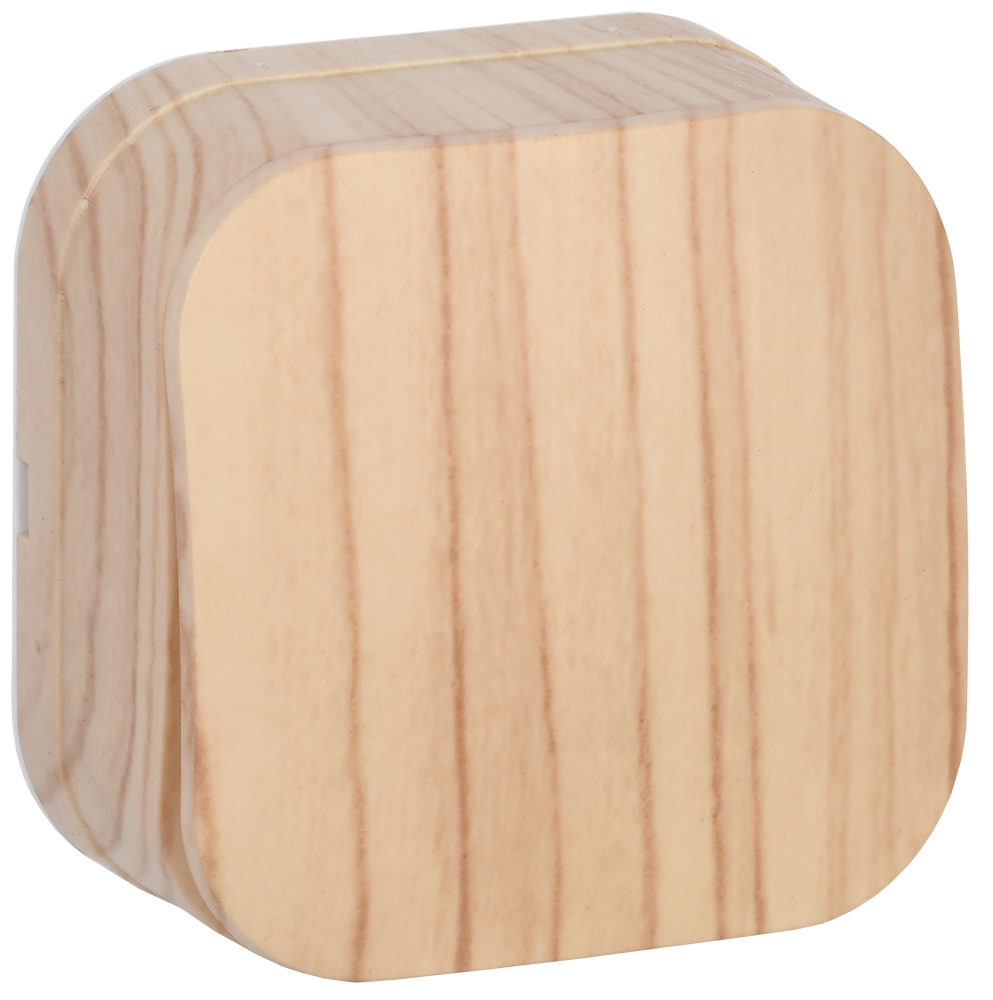 GLORY Выключатель 1-клавишный для открытой установки ВС20-1-0-ХС сосна IEK EVH10-K34-10