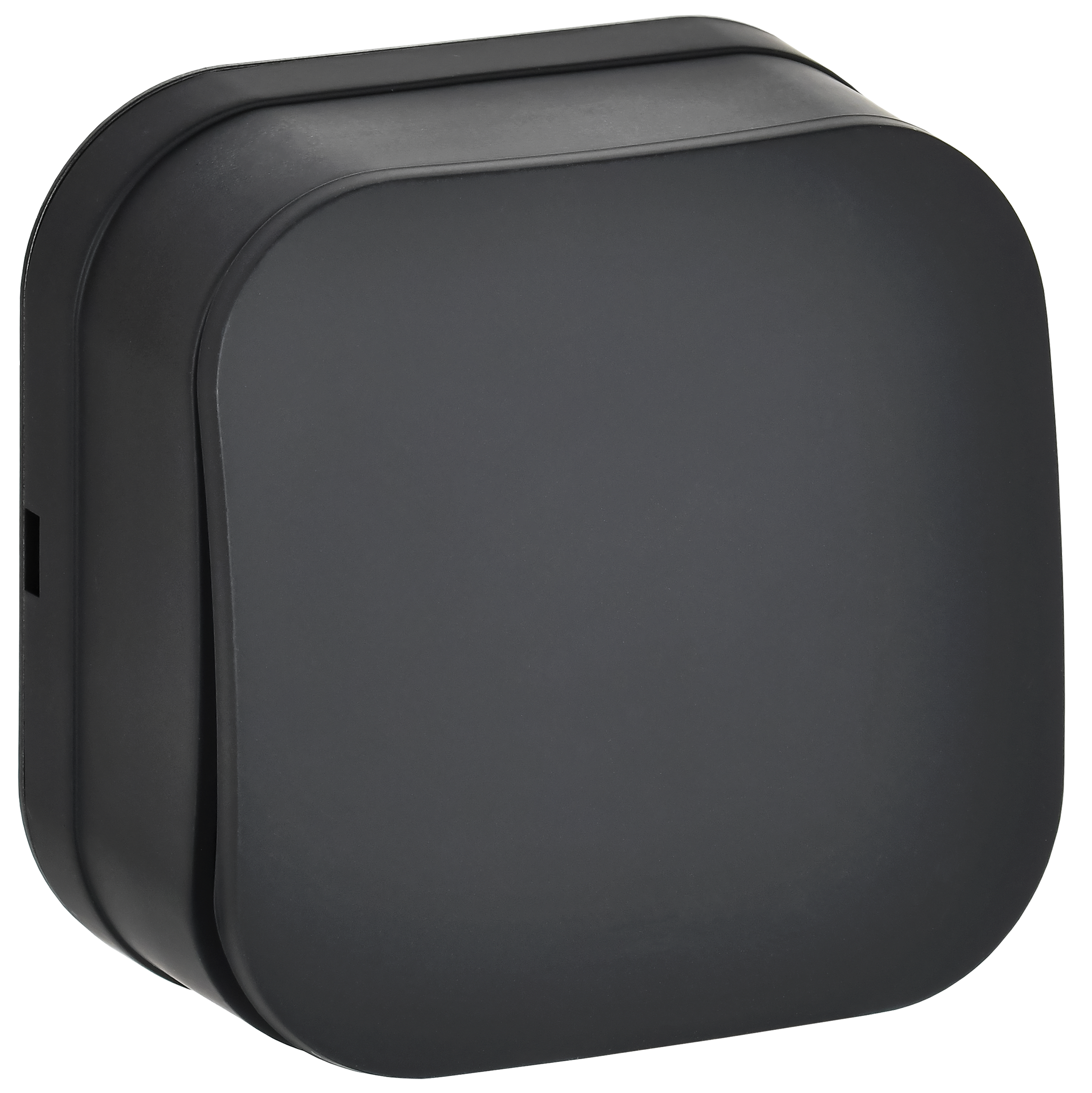 GLORY Выключатель 1-клавишный для открытой установки 10А ВС20-1-0-ХЧм черный матовый IEK EVH10-K02M-10