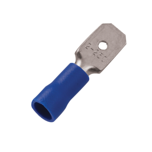 Разъем плоский "папа" РпИп 2,5-4,8 (100шт.) EKF rpip-2-5-0,8