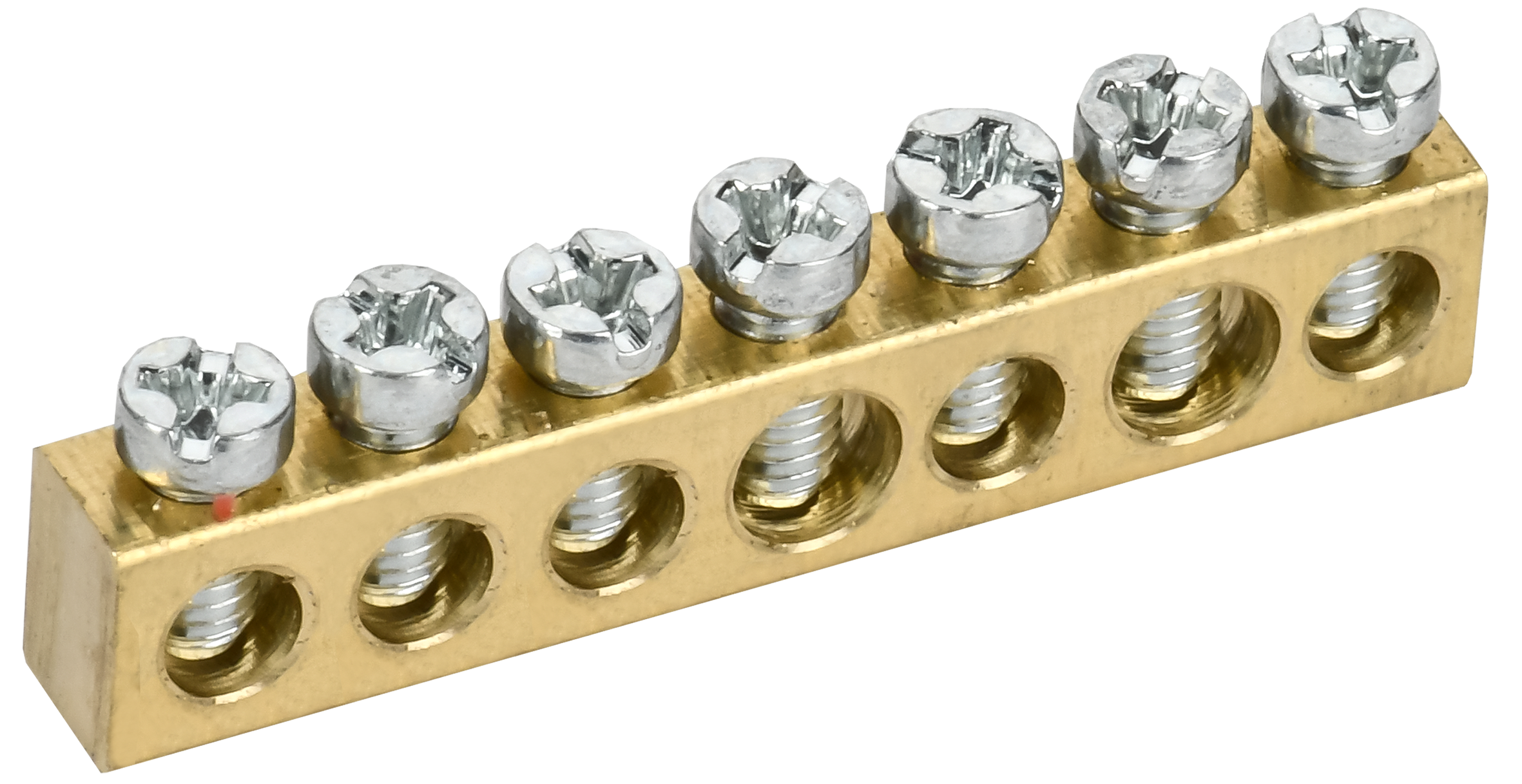 TEKFOR Шина нулевая сечение 6х9 7 отверстий IEK TF-KP00D-SN-07