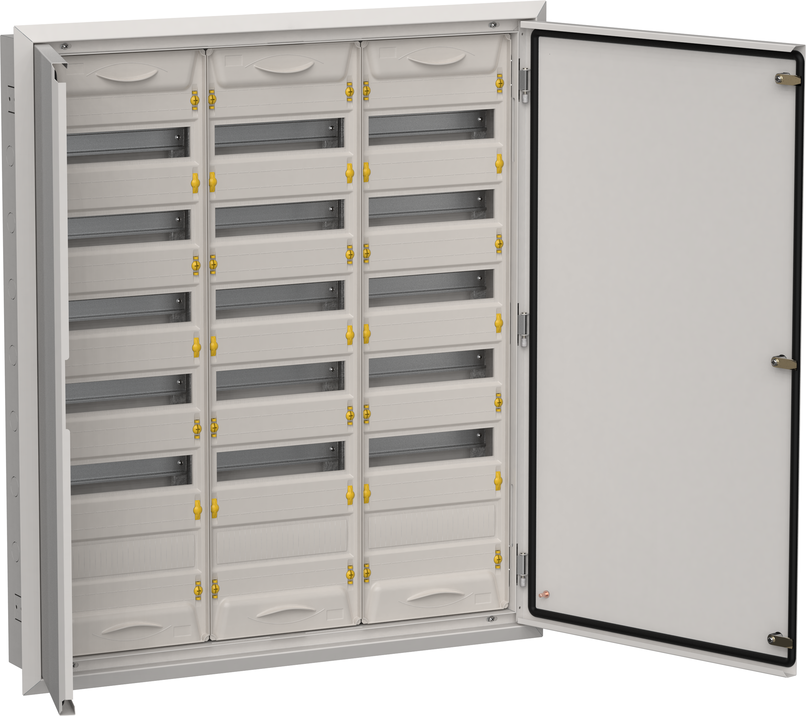 TITAN 5 Корпус металлический ЩРв-216 (3х72) 1005х885х130мм IP31 серый (две двери) IEK TI5-50-V-3X072-31-7035
