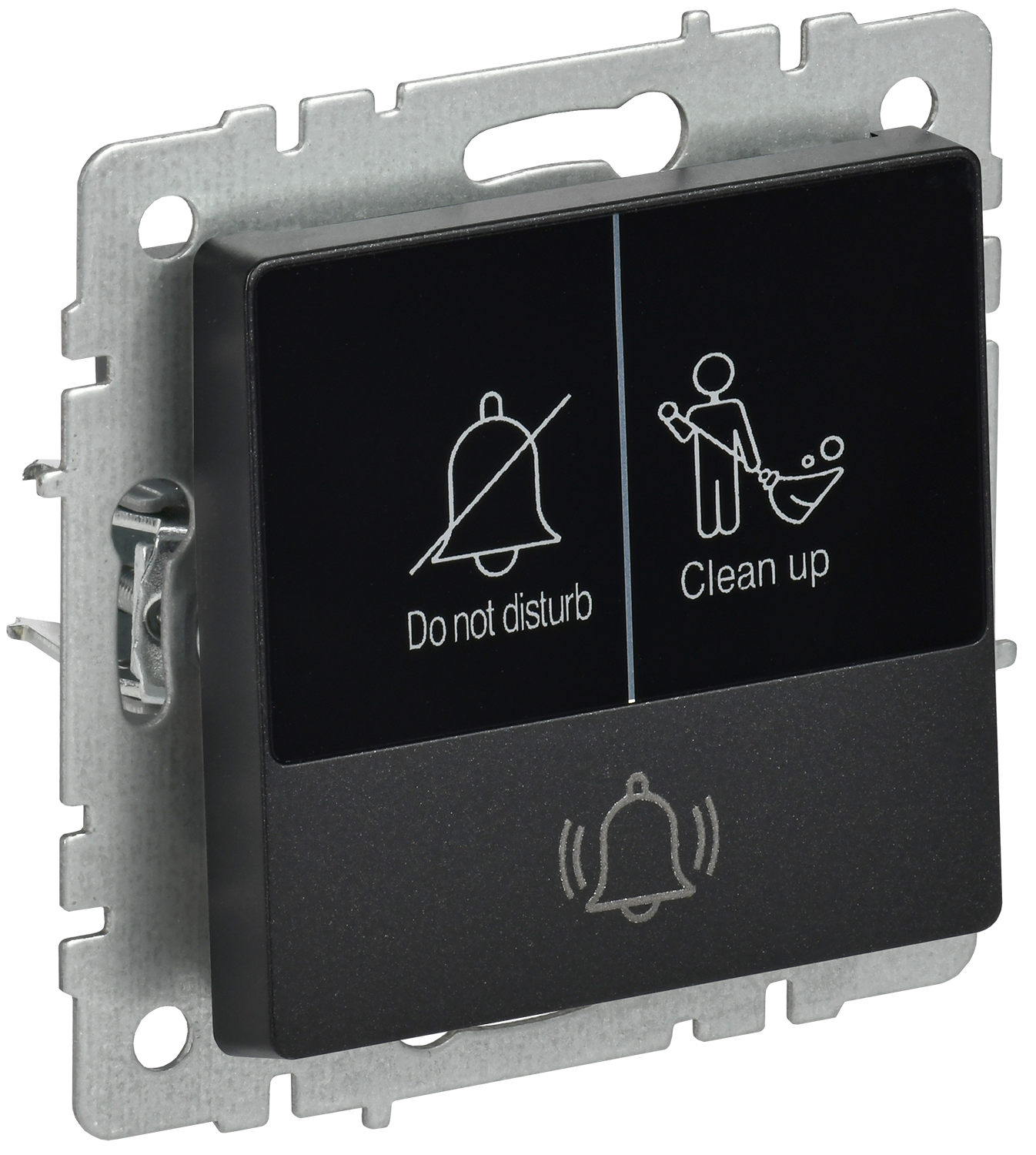 BRITE Кнопка звонка с индикацией для отелей 10А ВС10-1-9-БрЧ черный IEK BR-V14-2-10-K02