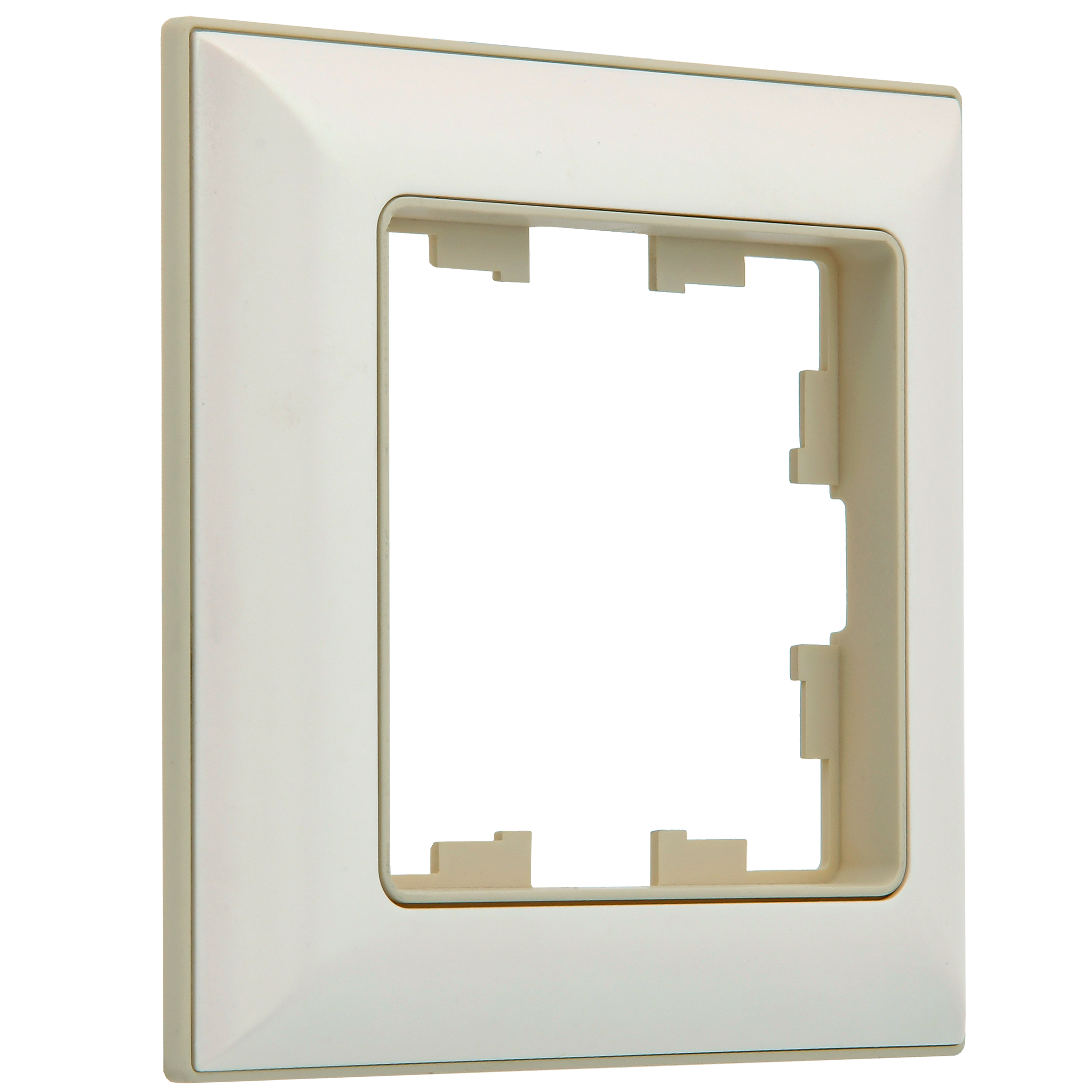 BRITE Рамка 1-местная РУ-1-Бр бежевый/жемчужный IEK - Фото 4