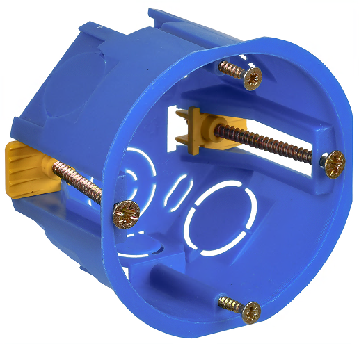 Коробка установочная СЗ для полых стен D=68х45мм (пластиковые лапки) GENERICA UKG10-068-045-000-P-UO