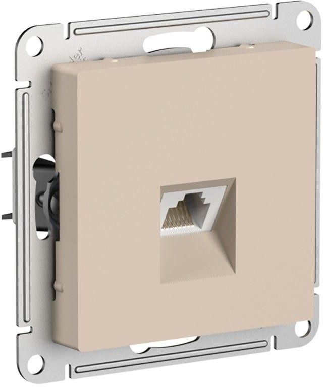 Розетка компьютерная AtlasDesign RJ45 кат. 5Е механизм песочн. SE ATN001283