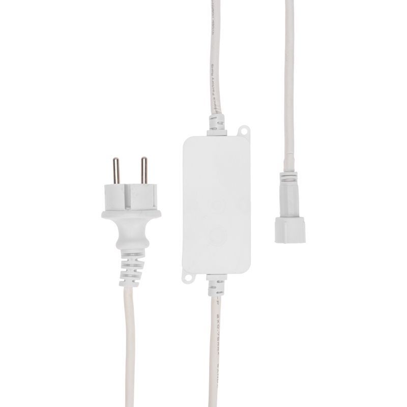 Контроллер с радиопультом для уличных гирлянд Сеть и Твинкл, белый NEON-NIGHT 217-203