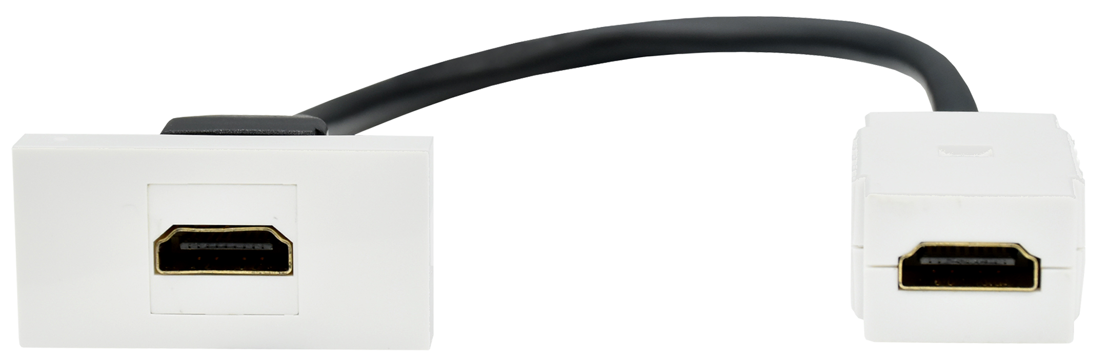 PRIMER РКМ-10-00-П Розетка HDMI M/M (1 модуль) белая IEK PR-KK40D-RH-0-1-K01