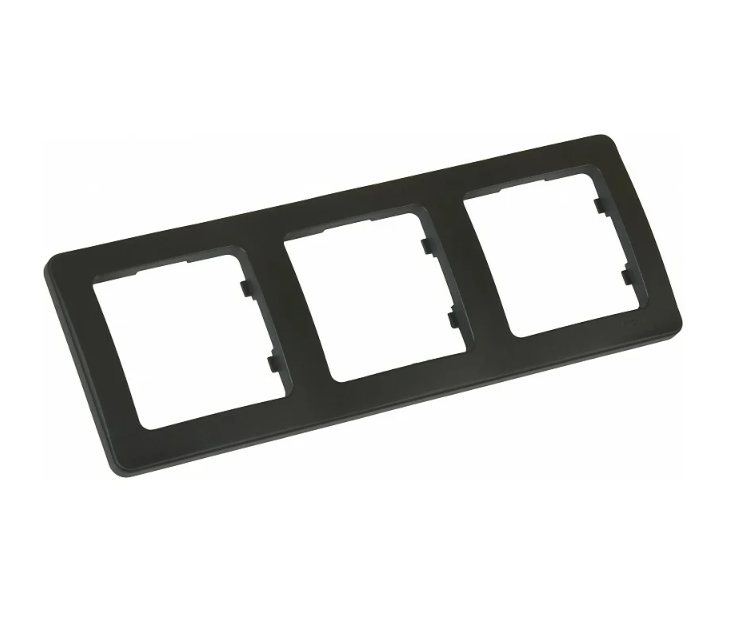 MASTER черн. Рамка 3-местн. Р403-08 Р403-08
