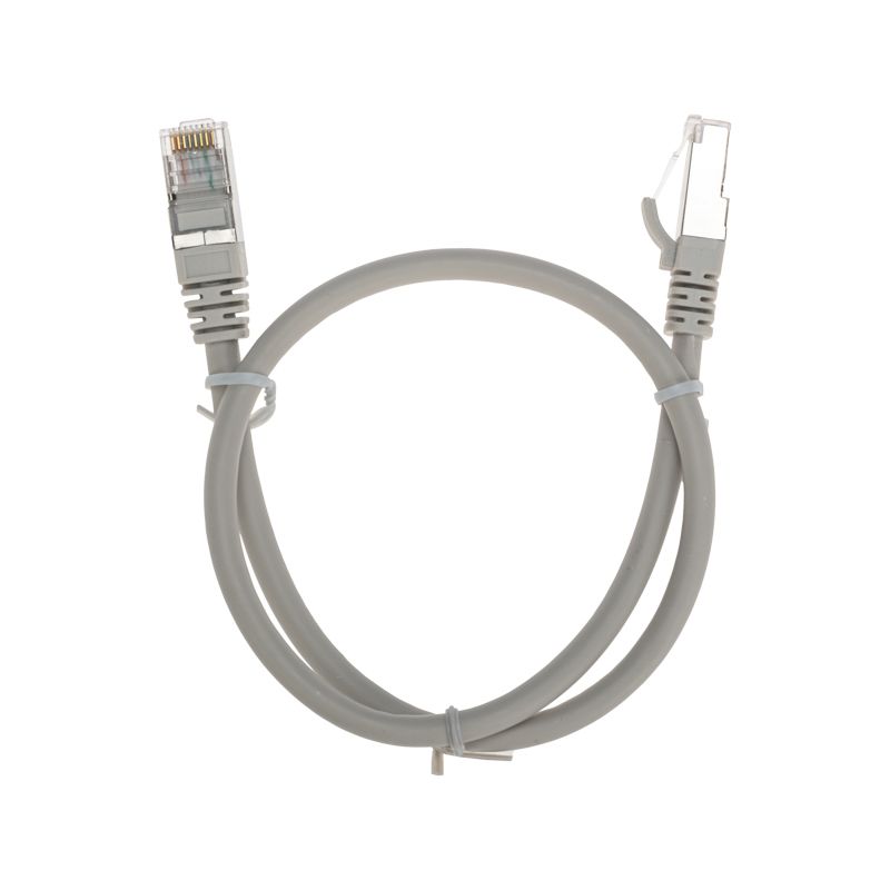 Патч-корд F/UTP, CAT 6, RJ45-RJ45, 26AWG, LSZH, серый, 0,5м REXANT 02-0210-05