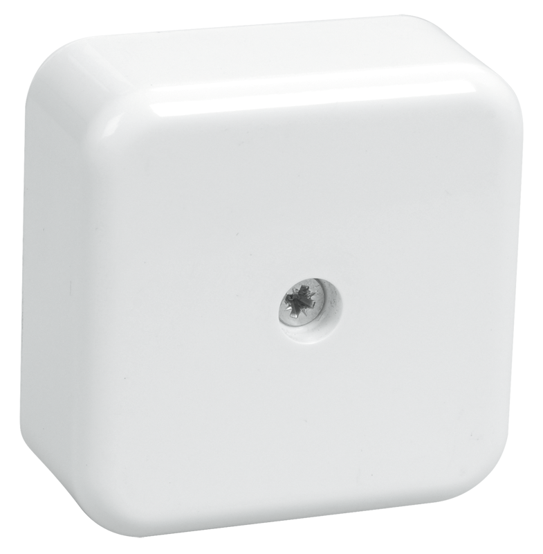 Коробка распаячная КМ41205-01 для открытой проводки безгалогенная (HF) 50х50х20мм белая IEK UKO10-050-050-020-K01-E