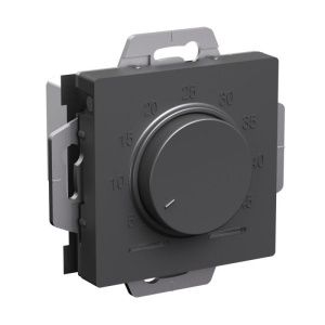 Термостат теплого пола электронный AtlasDesign 10А с датчиком механизм базальт SE ATN001435 1741201