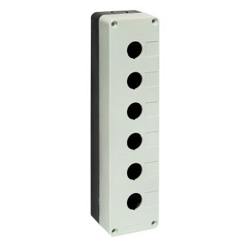 КП106 пластиковый 6 кнопок белый EKF