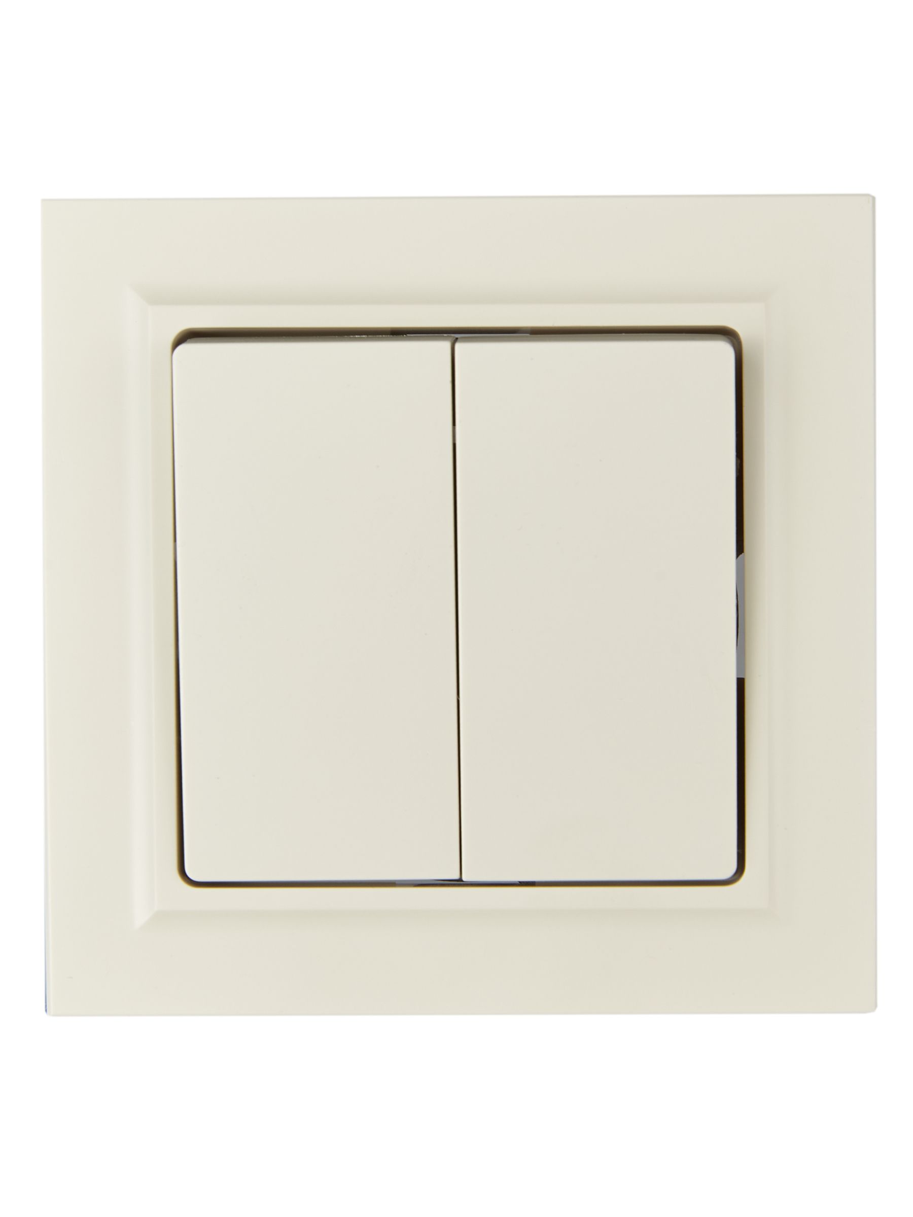 BRITE Выключатель 2-клавишный 10А в сборе ВСР10-2-0-БрКр бежевый IEK - Фото 3