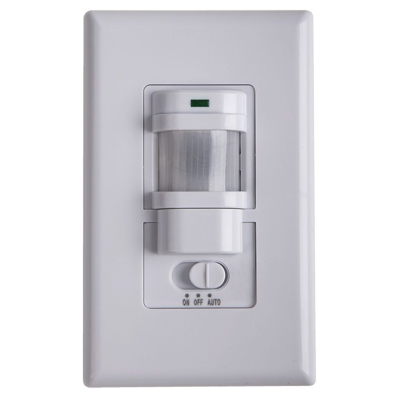 Датчик движения встраиваемый ДДВ 02, 180°, 5-800 Вт, 10-2000 Лк, 9 м,10-420 сек. REXANT 11-9215