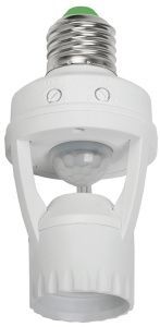 Датчик движения ДД-045 E27 60Вт 360град 6м IP20 белый IEK LDD10-045-60-001