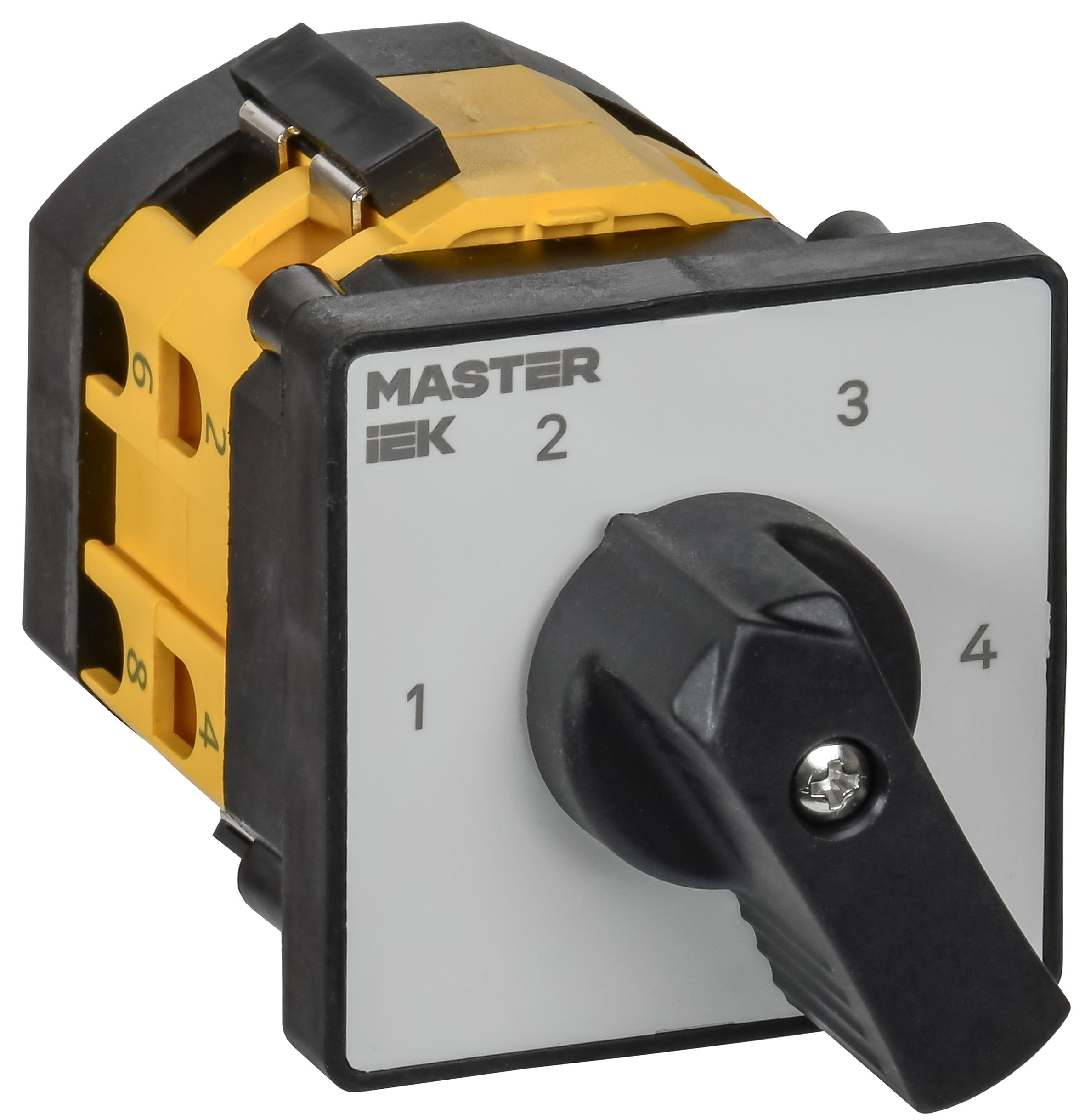 Переключатель кулачковый стандартная рукоятка 10А схема 83 IEK MI-CS10-010-083