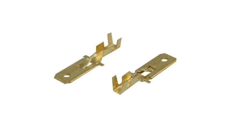 Клемма плоская штекер 6.3 мм 0.75-1.5 мм² (РП-п 1.5-(6.3) L = 25,5 мм) REXANT 08-0911