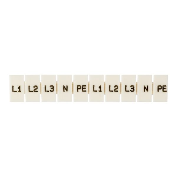 Маркеры для ST 1,5 с символами "L1, L2, L3, N, PE" (100 шт.) EKF