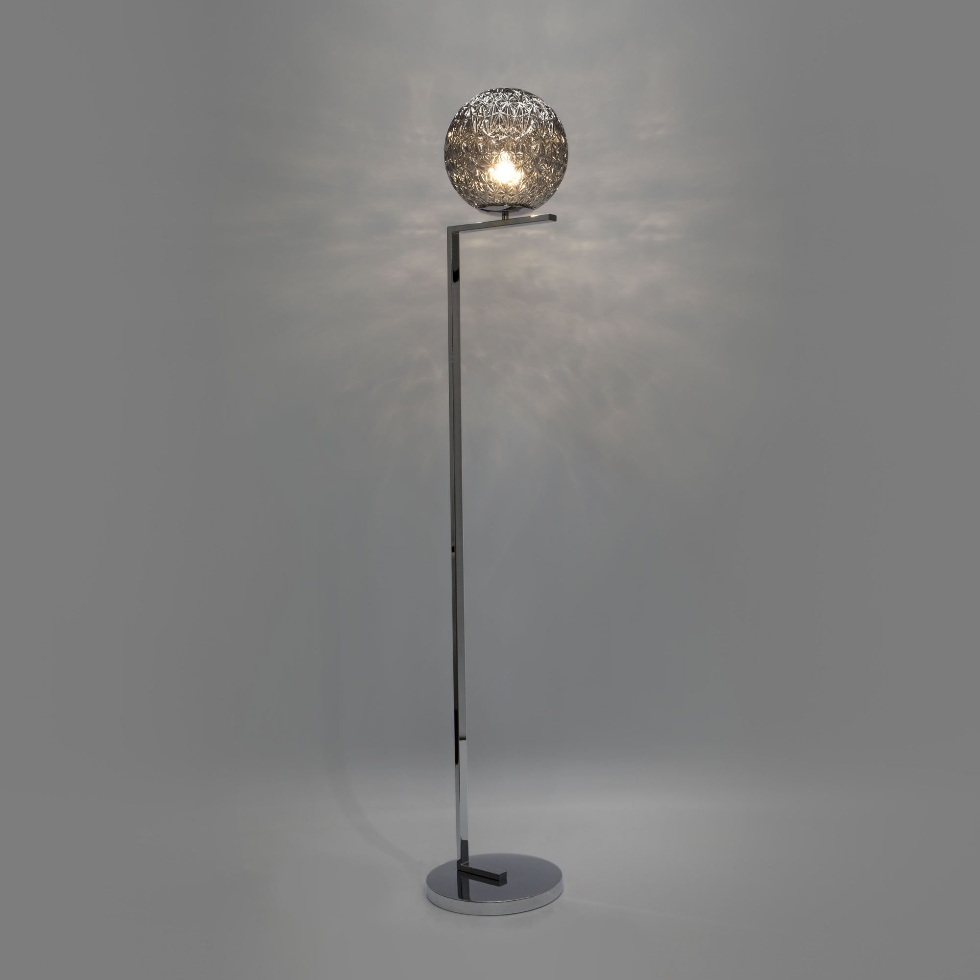 Напольный светильник с плафоном 01214/1 хром  Eurosvet - Фото 5