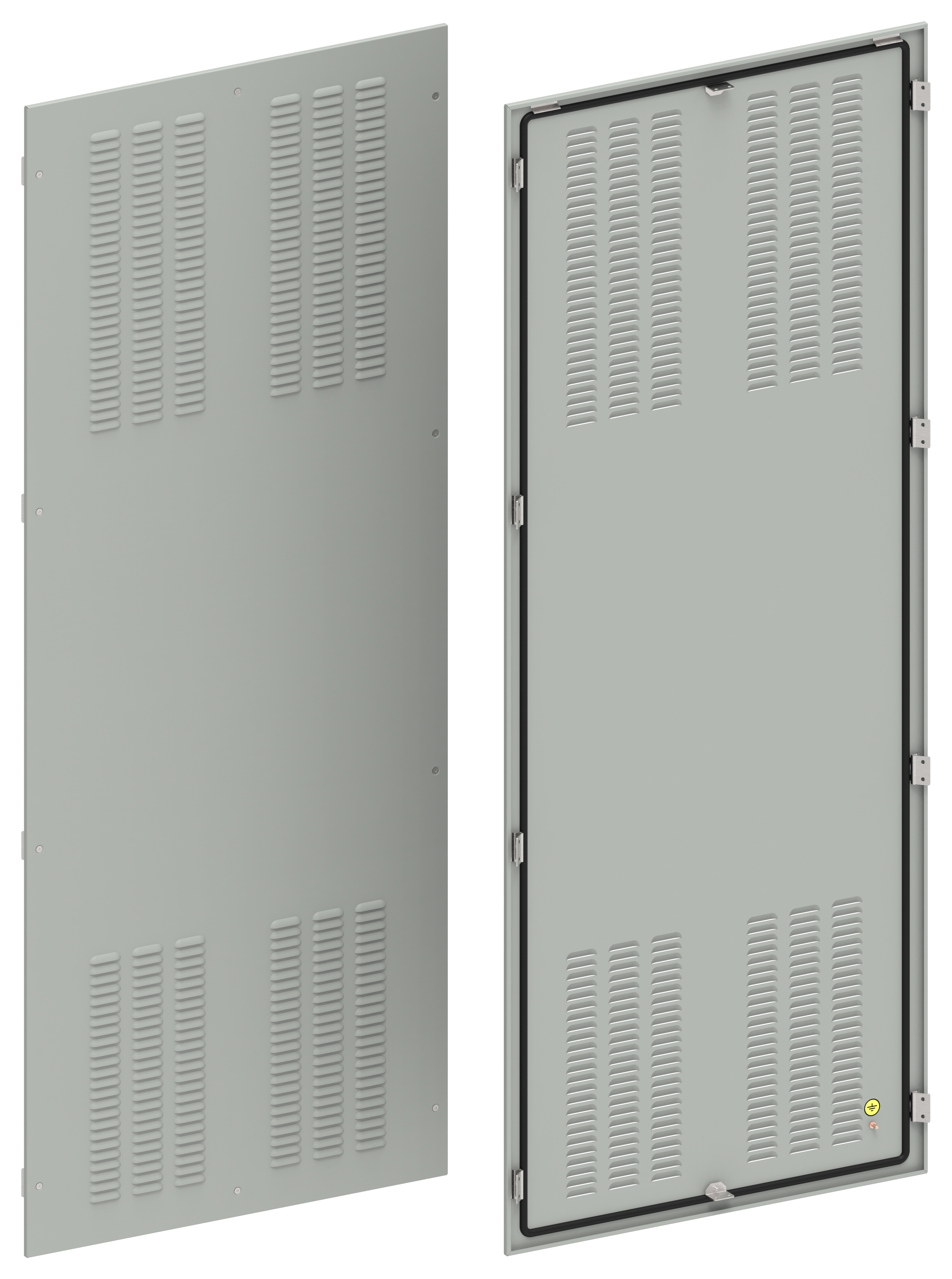 FORMAT Панель задняя вентилируемая 2000х800мм IEK FO-00-PBV-200-080