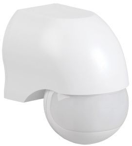 Датчик движения ДД-010 1100Вт 180град 10м IP44 белый IEK LDD10-010-1100-001