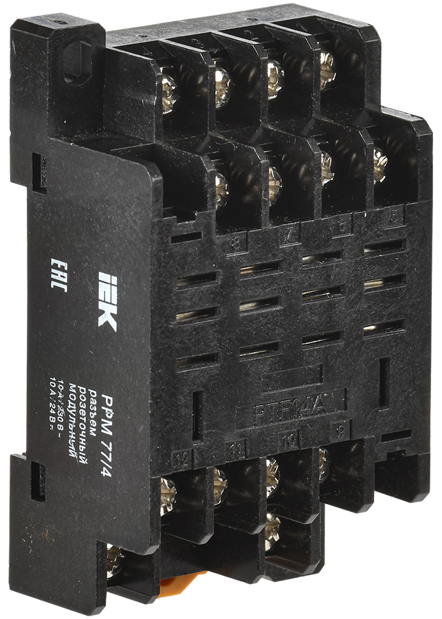 Разъем РРМ77/4(PTF14A) для РЭК77/4(LY4) модульный IEK