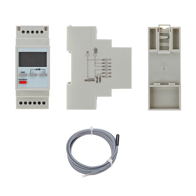 Терморегулятор цифровой RX-157 программируемый (на DIN-рейку) REXANT - Фото 2