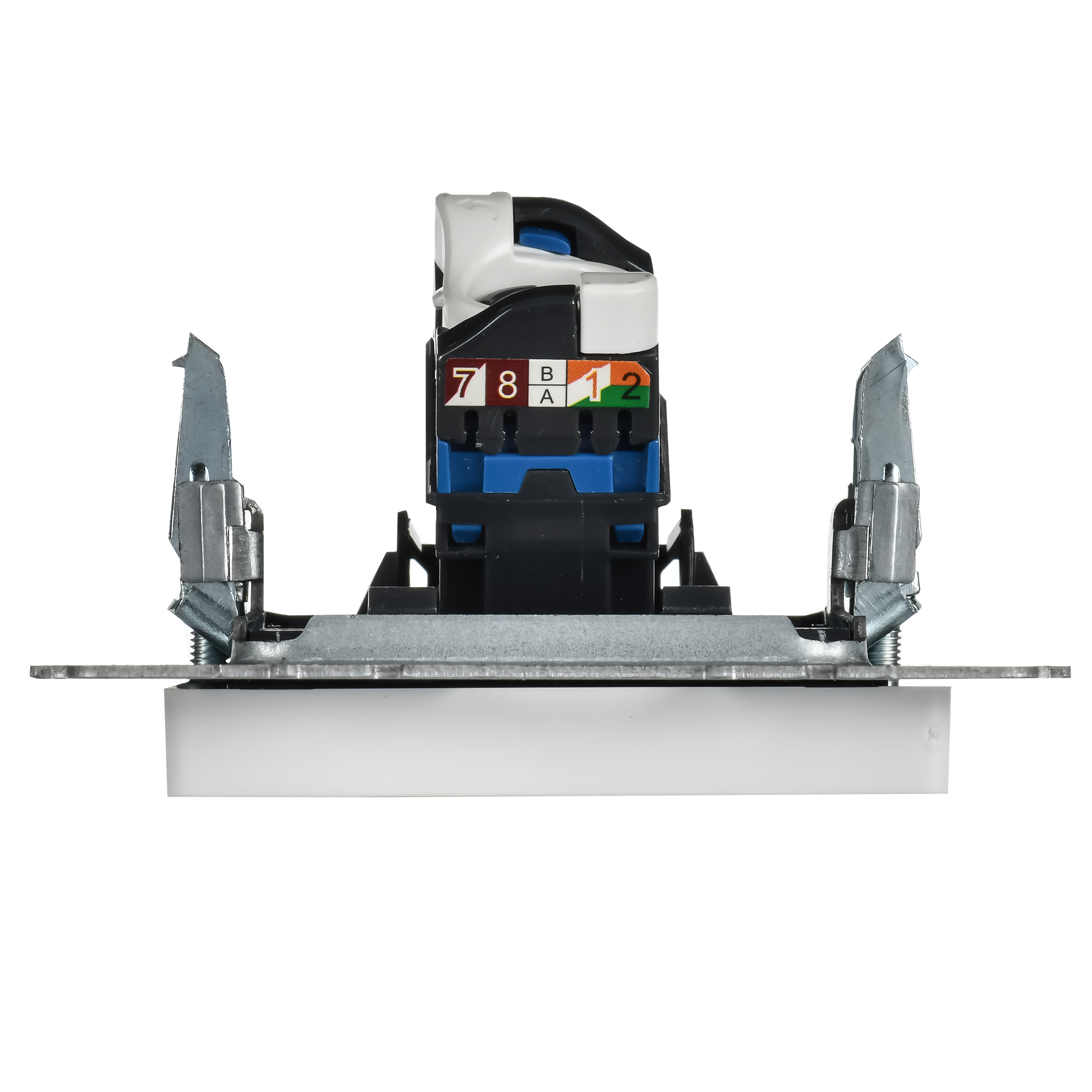 BRITE Розетка компьютерная RJ45 кат.5E РК10-БрАБ арктический белый IEK - Фото 6