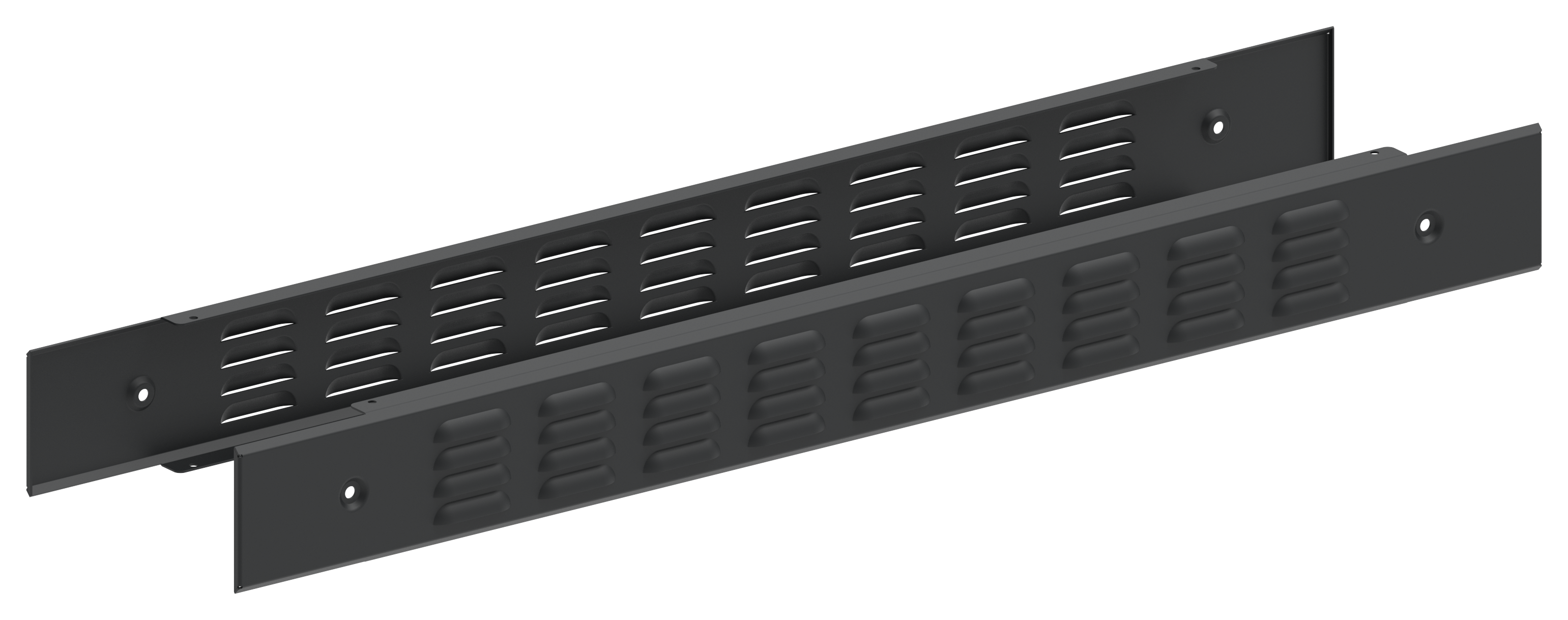 FORMAT Панель цоколя вентилируемая 100х1000мм RAL7021 (2шт/компл) IEK FO-00D-PCV-010-100-7021