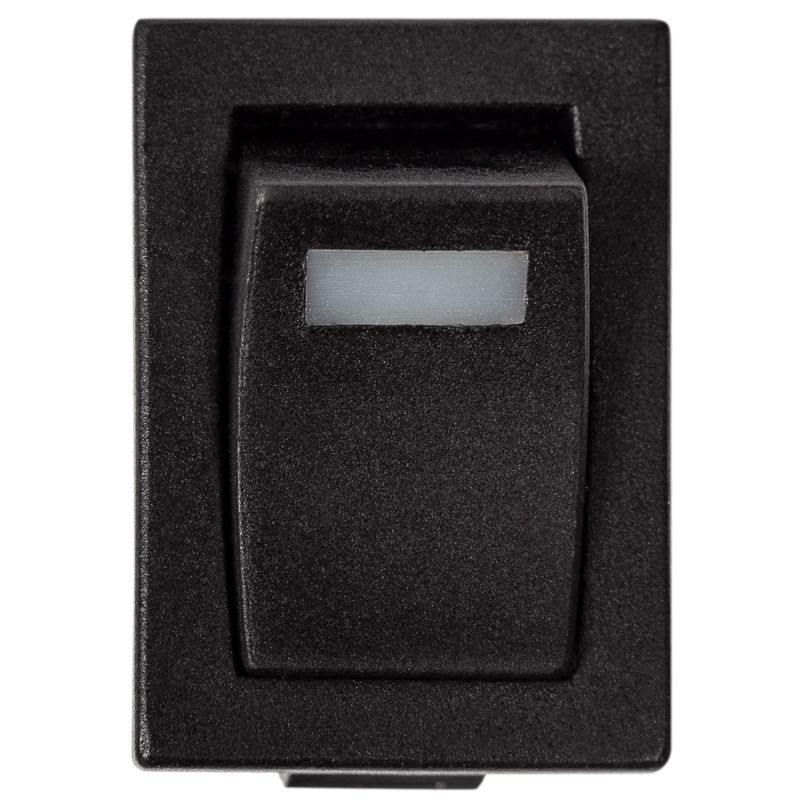 Выключатель клавишный 12V 15А (4с) ON-OFF черный с подсветкой Mini (RWB-206-1, SC-768) REXANT - Фото 2