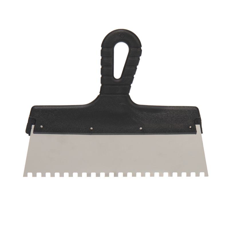 Шпатель фасадный REXANT 250 мм зуб 6х6 нержавеющая сталь, пластмассовая ручка 89-0223