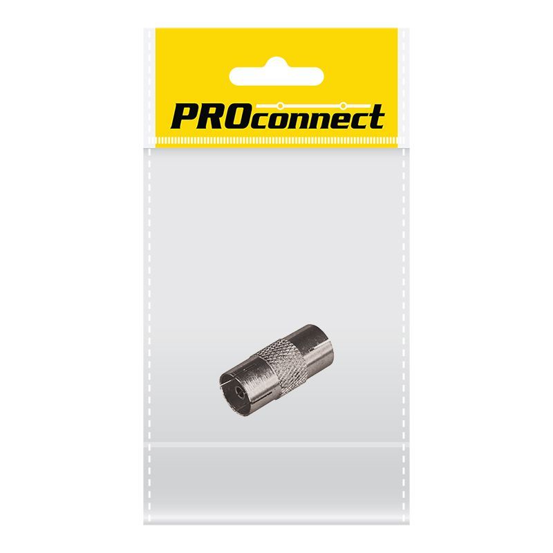 Переходник антенный, (гнездо TV - гнездо TV), (1шт) (пакет) PROconnect 05-2301-4-7