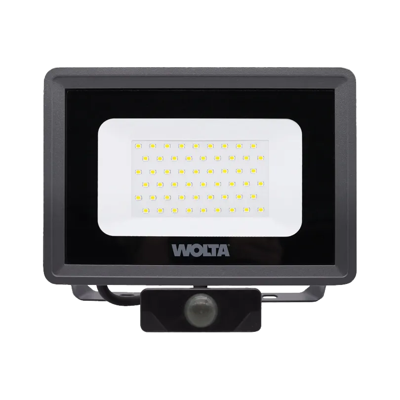 Прожектор светодиодный с датчиком 50Вт, 4000лм, 5700K, IP65 DEKRON AN1271-0008