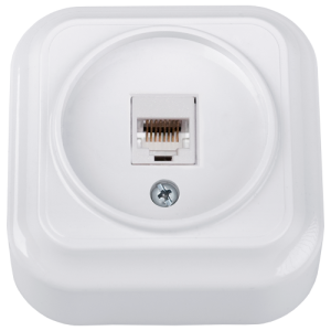 Розетка компьютерная открытой установки РК18-5111 9216BY