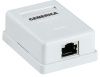 Розетка информационная настенная RJ45 кат.5E FTP 1 порт GENERICA CS2-1C5EF-12-G