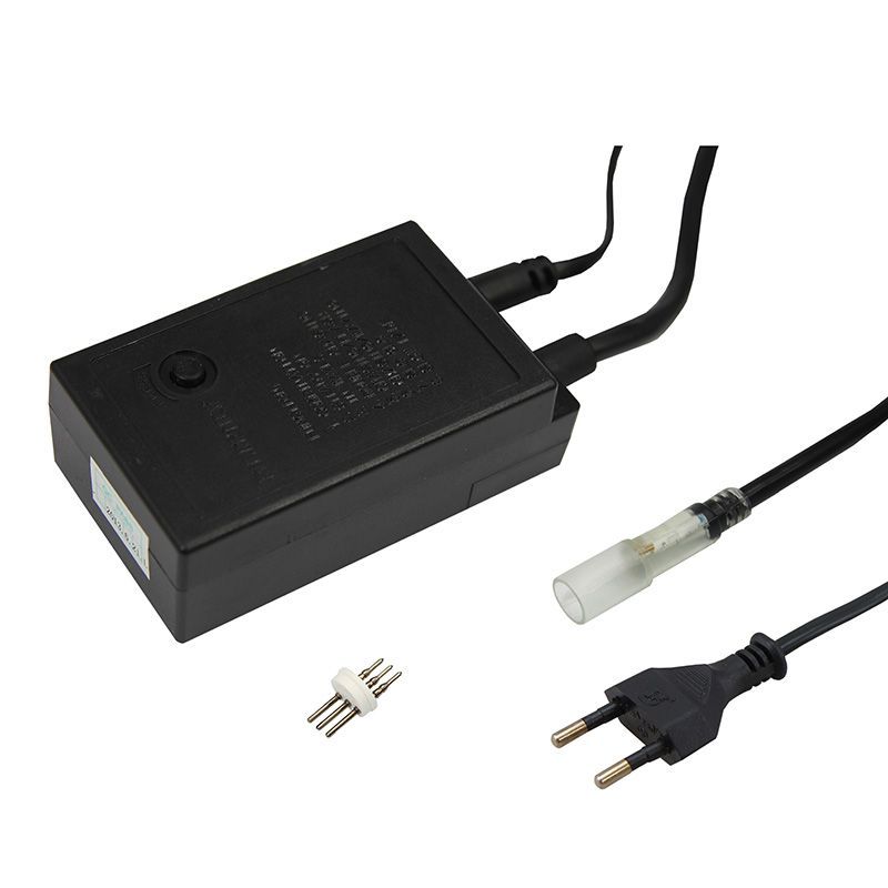 Контроллер для трехжильного светодиодного дюралайта ∅13 мм, до 100 м 123-034