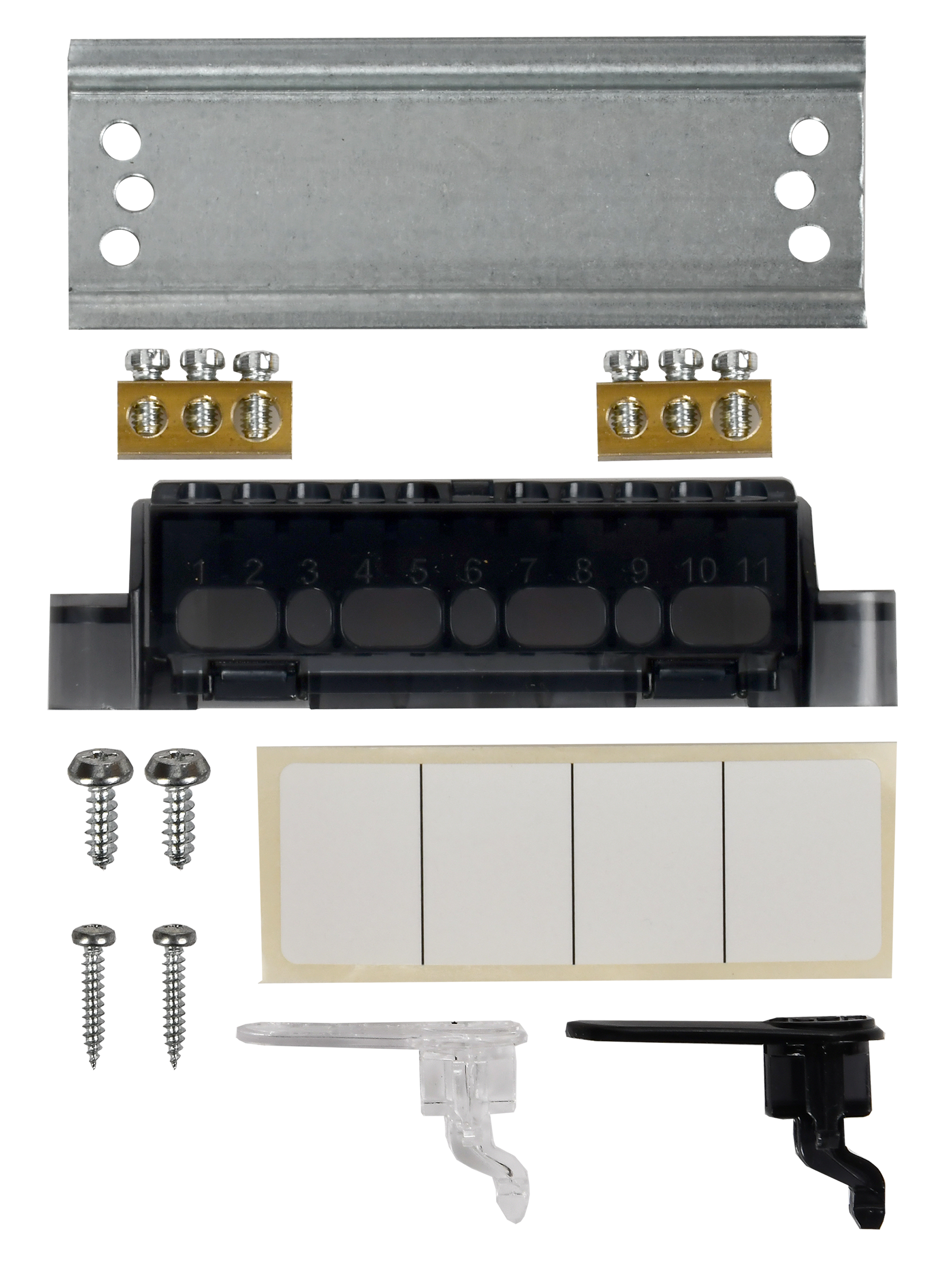 UNION Compact Корпус пластиковый ЩРН-П-4 IP41 черная прозрачная дверь IEK - Фото 4