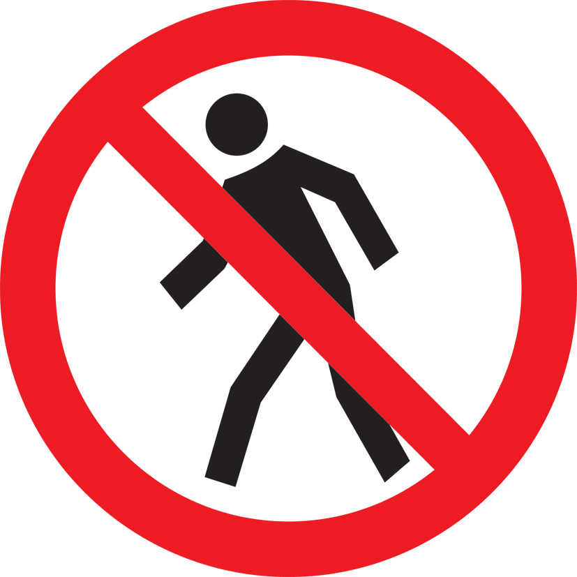 Самоклеящаяся этикетка Ф180мм "Проход запрещен" IEK YPC40-PRZAP-1-010