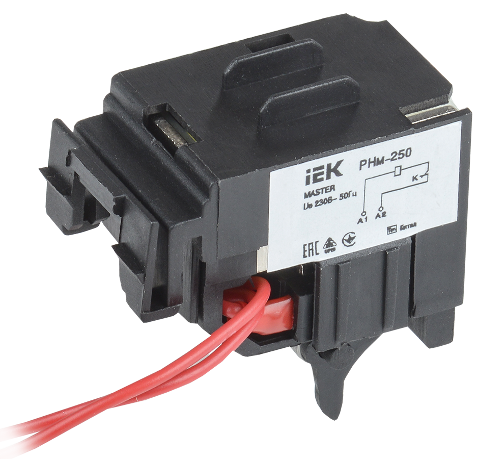 Расцепитель независимый РНм-250 (РНм-35) 220В MASTER IEK SVA30D-RN-02
