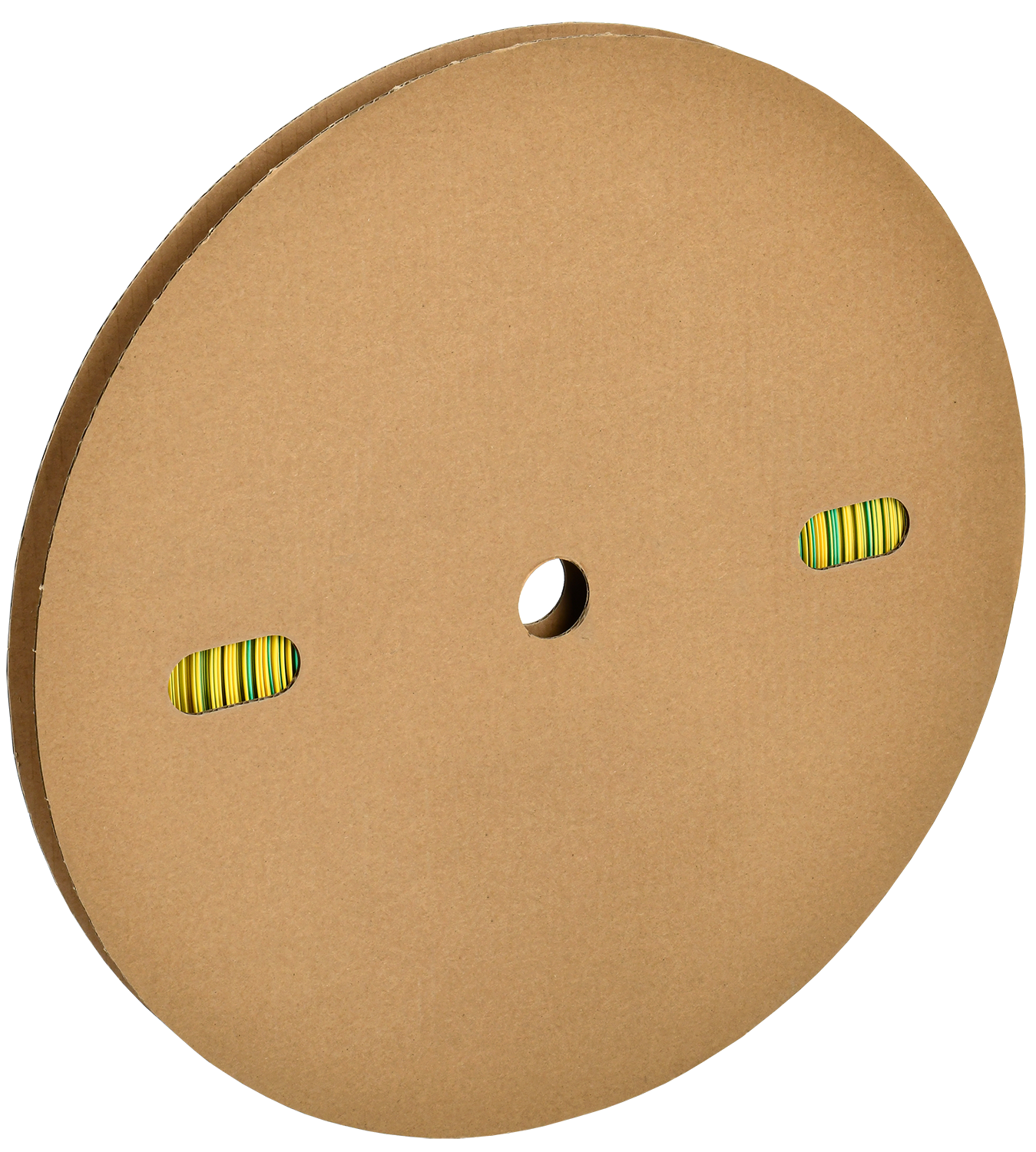 Трубка термоусадочная ТТУ нг-LS 18/9 желто-зеленая (100м/упак) IEK UDRS-D18-100-K52