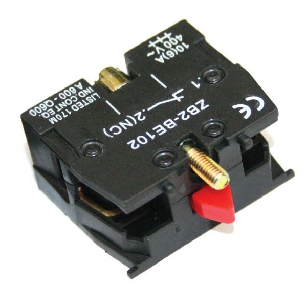 Контакт дополнит. XB-2 NC красный EKF