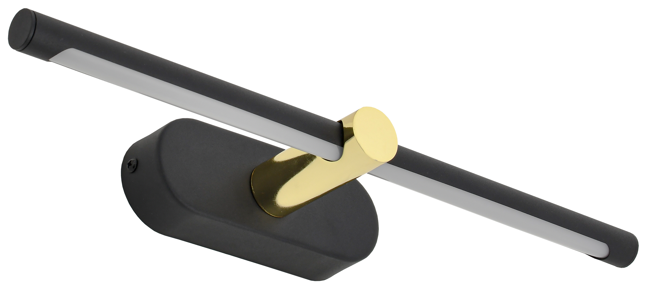 LIGHTING Светильник светодиодный 5114 настенный 9Вт 4000К IP44 черный/золото IEK LT-DBB0-5114-09-40-K57