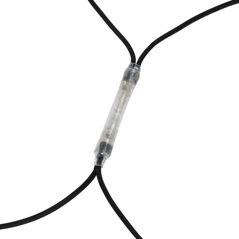 Гирлянда светодиодная Сеть 2x3м 432 LED БЕЛЫЙ черный каучук IP67 постоянное свечение 230В блок в комплекте NEON-NIGHT - Фото 4
