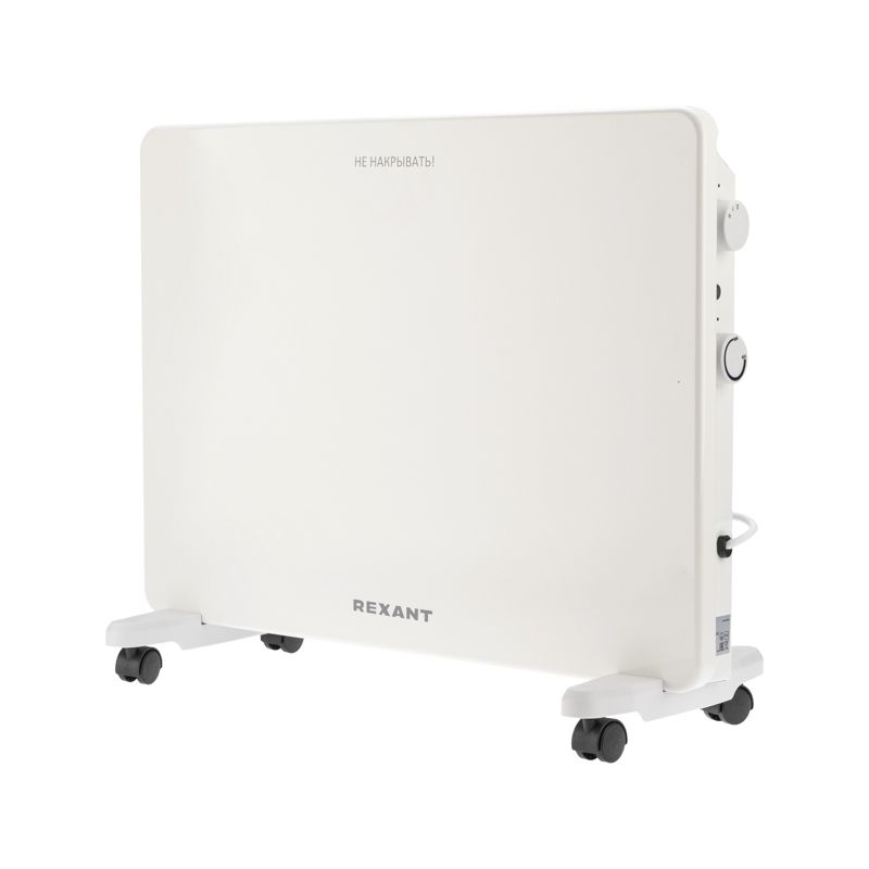 Конвектор электрический с механическим термостатом, 1,5кВт, X-нагревательный элемент REXANT 60-0097