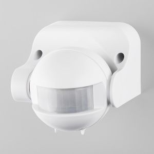 Датчик движения инфракрасный 12m 1,8-2,5m 1200W IP44 180° SNS-M-08 белый Elektrostandard a034065