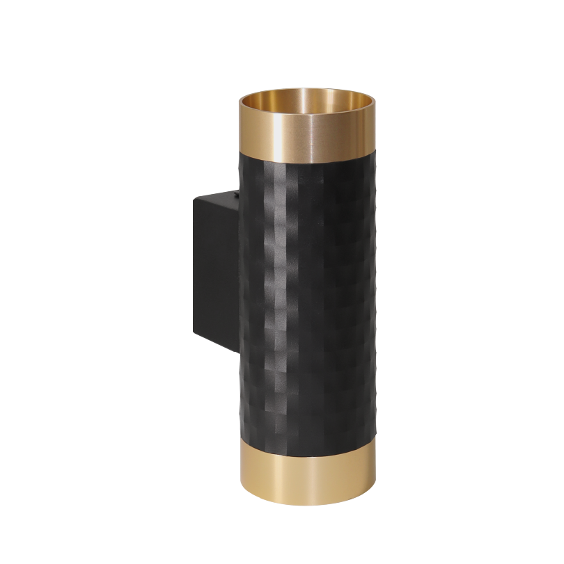 Накладной светильник WOLTA WSL-GU10/W10BG IP20 под лампу GU10 Чёрный/золото CELLA D55x170 1/30 - Фото 7