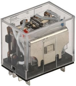 Реле РЭК77/4(LY4) с индикацией 10А 24В AC IEK RRP10-4-10-024A-LED