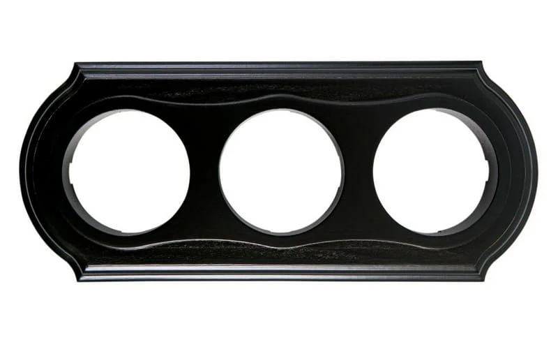 Рамка  трехместная "Элегант" , цвет - венге, ТМ "МезонинЪ" GE70703-36 - Фото 2