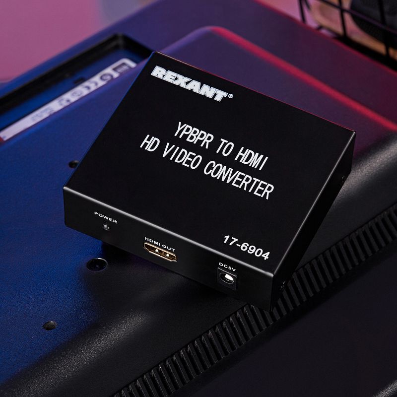 Конвертер YPbPr + SPDIF / Toslink на HDMI, металл REXANT - Фото 2